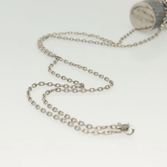 LOUIS VUITTON Monogram LV Pop Chain Lipstick Case Blue MP2536 LV Auth 136322 - Picture 8 of 16